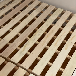 ニトリのセミダブル ベッドフレーム(コンセント付き) 1年使用の画像