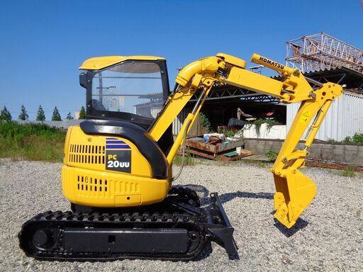 コマツ　PC20UU-5　2トンクラス　小旋回　4wayマルチ　全塗装　ミニ油圧ショベル　ユンボ　バックホー　茨城県