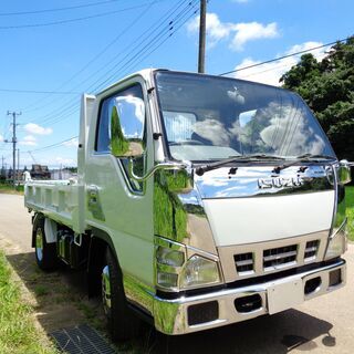 いすゞ　エルフ　NKR81AD　低床　３トンダンプ　コボレーン　...