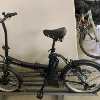 折りたたみ電動アシスト自転車の画像
