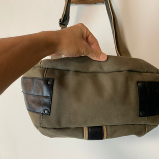 ショルダーバッグ UNITED ARROWS MAPHIADESIGN 帆布 革の画像