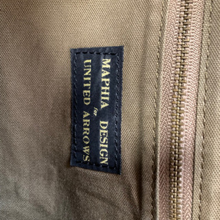 ショルダーバッグ UNITED ARROWS MAPHIADESIGN 帆布 革の画像