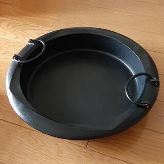 南部鉄器　すき焼き鍋　岩鋳　丸菱　25c