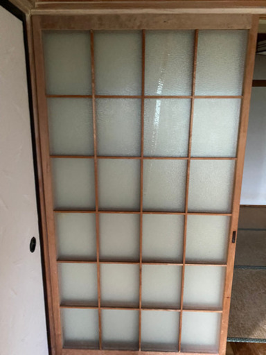 29日夕方まで‼️【訳あり】だが、ノスタルジックな雰囲気に魅了される昭和レトロなガラス板2枚セット