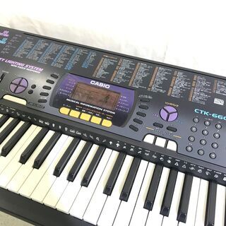 CASIO カシオ 電子キーボード CTK-660L  キーボードスタンド付きの画像