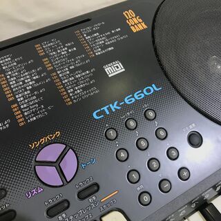 CASIO カシオ 電子キーボード CTK-660L  キーボードスタンド付きの画像