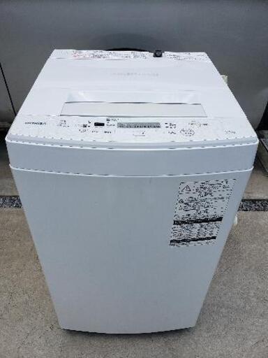 TOSHIBA 東芝 電気洗濯機 4.5kg AW-45M5 2018年製