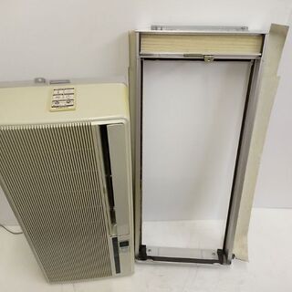 窓エアコン 冷えます?10000円 コロナ 2000年製 枠あり リモコン 取付工事不要