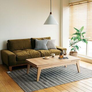 【非対面可能】伸縮ローテーブル120cm～180cm
