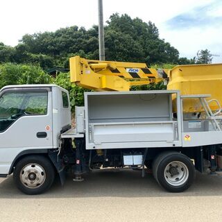 いすゞ　エルフ　高所作業車8ｍ　低床　NKR81AN　H18年式　AICHI　2人乗り200kg　茨城県の画像