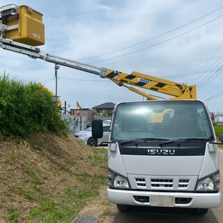 いすゞ　エルフ　高所作業車8ｍ　低床　NKR81AN　H18年式　AICHI　2人乗り200kg　茨城県の画像