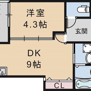 No 92KN🎀敷金•礼金無し🎀１LDK😊駅近🚃✨