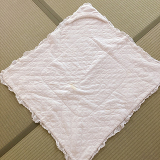 ←❌　現金可　ミキハウス　おくるみ　汚れあり