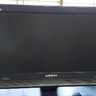 ⑤2009年製 19型液晶テレビ 三菱リアル リモコン付きの画像