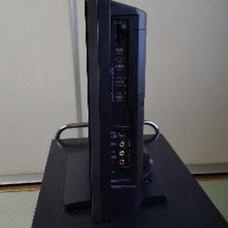 ⑤2009年製 19型液晶テレビ 三菱リアル リモコン付きの画像