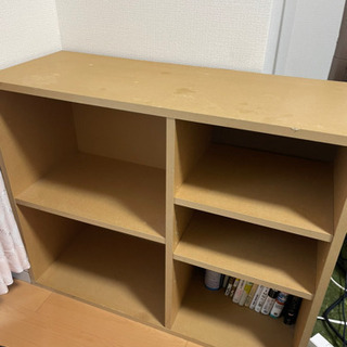 【緊急募集・ゼロ円！】綺麗な電子レンジと本棚の暮らし応援セットの画像