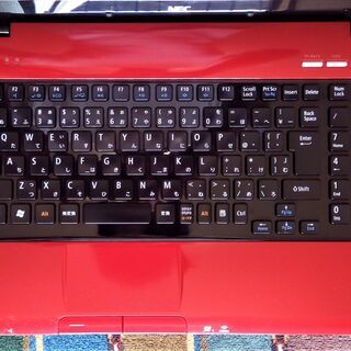 🔺NEC LaVie ルミナスレッド/高性能🆙Core i3/大容量！320GB/快適♪メモリ4GB/HDMI📺/高速USB3.0/Microsoft Offce2016📒✎/すぐ使えるWindows10♪/すぐ繋がるWi-Fi📶/DVDSマルチ(コピー可)💿/SDカードスロット🅌 /点検整備清掃済み😊/ No.10729の画像