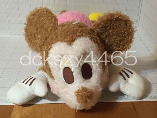 ミッキーマウスメガジャンボ赤いほっぺの寝そべりふわろん