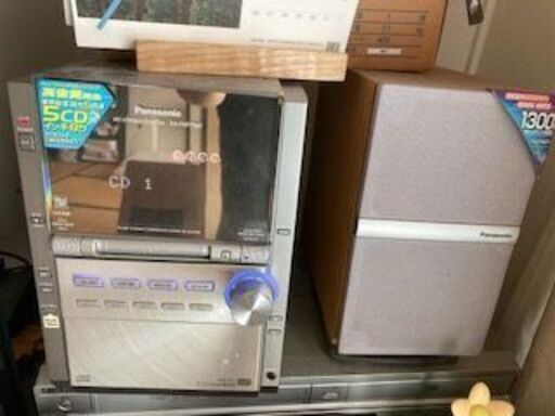 Panasonic　ミニコンポ（SA-PM77MD）　※一部難あり