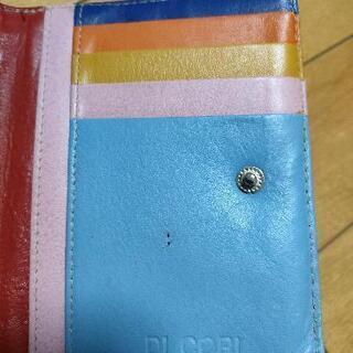 イタリア製、2つ折財布、カラフルの画像