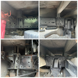 NOX.PM適合!4ナンバー登録可！H14年三菱キャンター5240cc！5速MT!積載2000kg！古河ユニック1トン吊り3段簡易クレーン付き！タダノ、の画像
