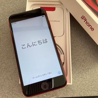 iphone SE 64GB レッド SIMフリー MHGR3J...
