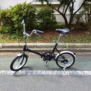 折りたたみ自転車 16インチ ブラック 使用歴少ないです