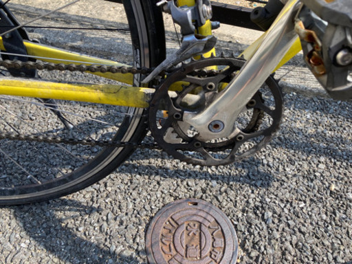 ジャイアント　デファイ4 ライト　テールライト　ミニU字ロック簡易空気入れ　自転車たて付き