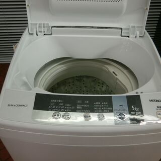 ID 963871  日立5.0Ｋｇ　２０１６年製　ＮＷ－５ＷＲ　キズ有 日立 中古/美品/SA-NW5WR/洗濯機/2016年モデル/5.0kg/日立