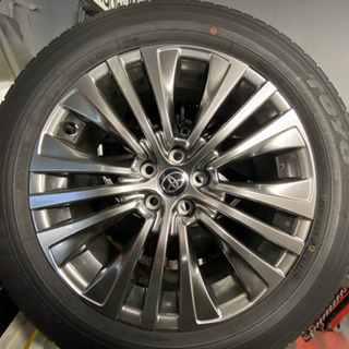 ハリアー80 Zグレード純正 19インチアルミホイールタイヤ4本セット新車外し