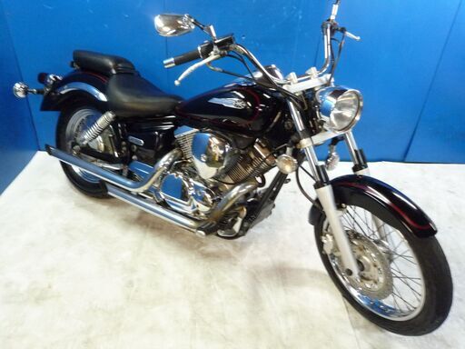 YAMAHA ドラックスター250 黒 格安配送キャンペーン 期間限定 諸経費０円 始動確認済み 自賠加入で乗れます 即納車有り 横浜 都筑 P-Yard