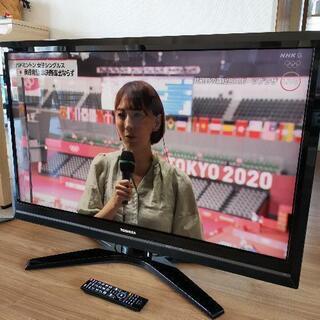 REGZA　東芝　41R1 41型テレビ　リモコン　アンテナケーブル、B-CASカードあり　動作品の画像