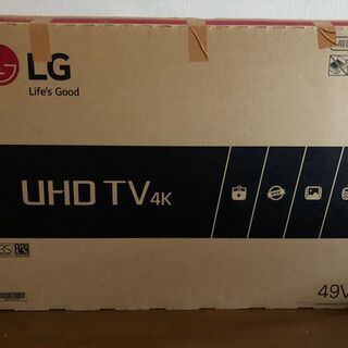 【値下げしました❗️】LG 49V型 液晶 テレビ 49UH6500 4K 外付けHDD裏番組録画対応 2016年製の画像