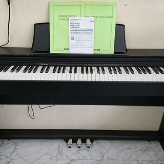 電子ピアノ CASIO カシオ privia プリヴィア PX-770BK 2020製 動作品