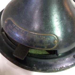 ジャンク品 希少 古い扇風機 Shibaura Engineering 芝浦 12inch A.C.Electric Fan 4羽根 東芝 扇風機 オブジェ 札幌市東区 新道東店の画像