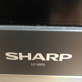シャープ32型テレビの画像
