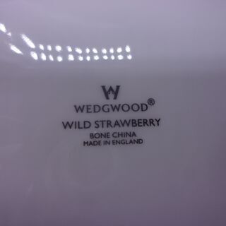 【愛品館八千代店】【商談中】ウェッジウッド　ワイルドストロベリー　フルリムプレート【愛八SK】の画像