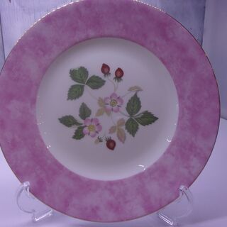 【愛品館八千代店】【商談中】ウェッジウッド　ワイルドストロベリー　フルリムプレート【愛八SK】の画像