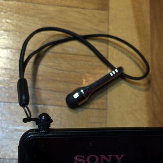■新品　スマホ用タッチペン　伸縮ストラップ　手袋をしたままでスマホを操作出来ます　コンパクト　管91の画像
