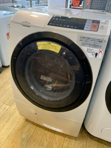 ⭐️8/14 値下げ⭐️2017年製 HITACHI 11kg/6.0kgドラム洗濯乾燥機 BD-SV110A 日立 BIG DRUM
