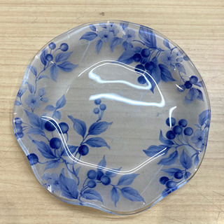 【未使用品】お値下げ！川村ガラス　デザートセット　藍の季節の画像