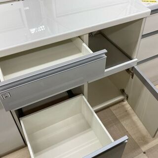 キッチンカウンター ホワイト Pamouna（パモウナ）