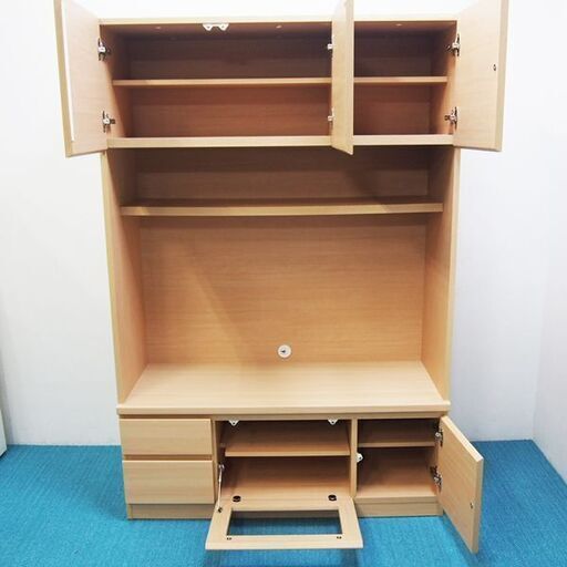 良品 壁面テレビ台 全体サイズ 幅1200 奥行450 高さ1800mm (EA32)