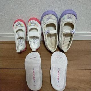 【受け渡し予定者様決定】14cm&16cm 女の子 かわいい上履き　