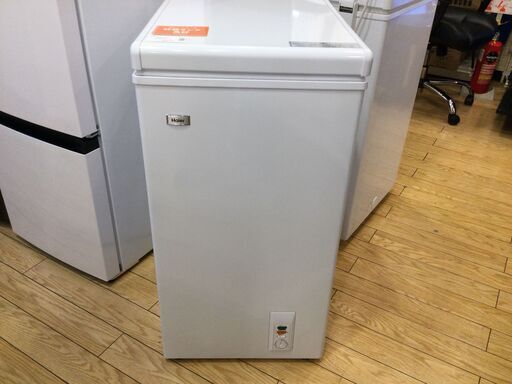 【安心6カ月保証付】上開き式冷凍庫 Haier JF-NC66F 66L  ※アウトレット品 【トレファク桶川店】
