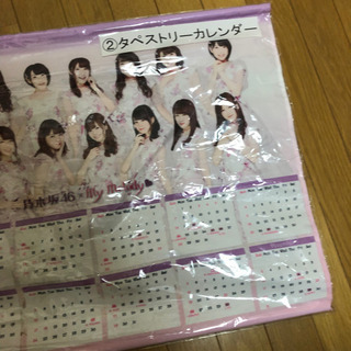 乃木坂46 2017 タペストリーカレンダーの画像