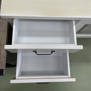 【リサイクルショップ　ピカソ　小松原】 幅150cm　55-60V型 三幸ジャパン ホワイトテレビボード ローボード★7404★の画像