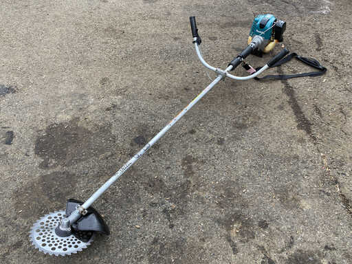 現物確認歓迎、 初期不良対応OK 整備済 刈刃新品仕様　マキタ 4サイクル 24.5cc かけやすい楽らくスタート 草刈機 MEM427X 取説も見れる