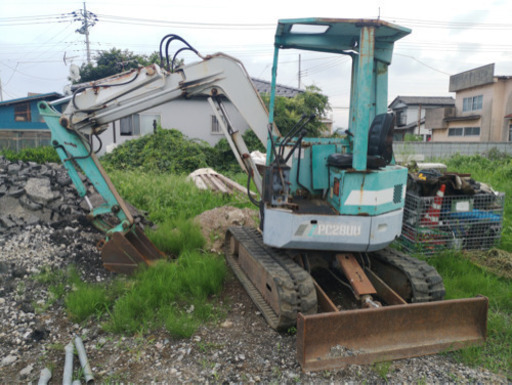 コマツ PC28uu まだまだ現役！快調です！ ユンボ ショベル 2tクラス