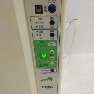 早い者勝ち?窓エアコン 13000円 TECO 2004年製 枠無し 取付工事不要